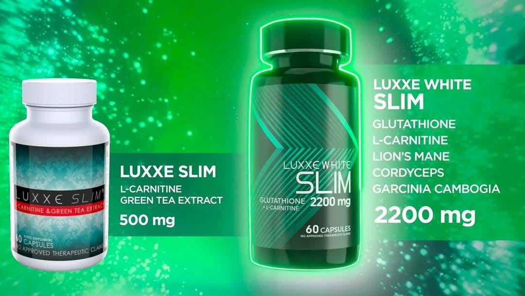 Luxxe White Slim Glutathione + L-Carnitine, Cordyceps, Lion’s Mane 2200mg