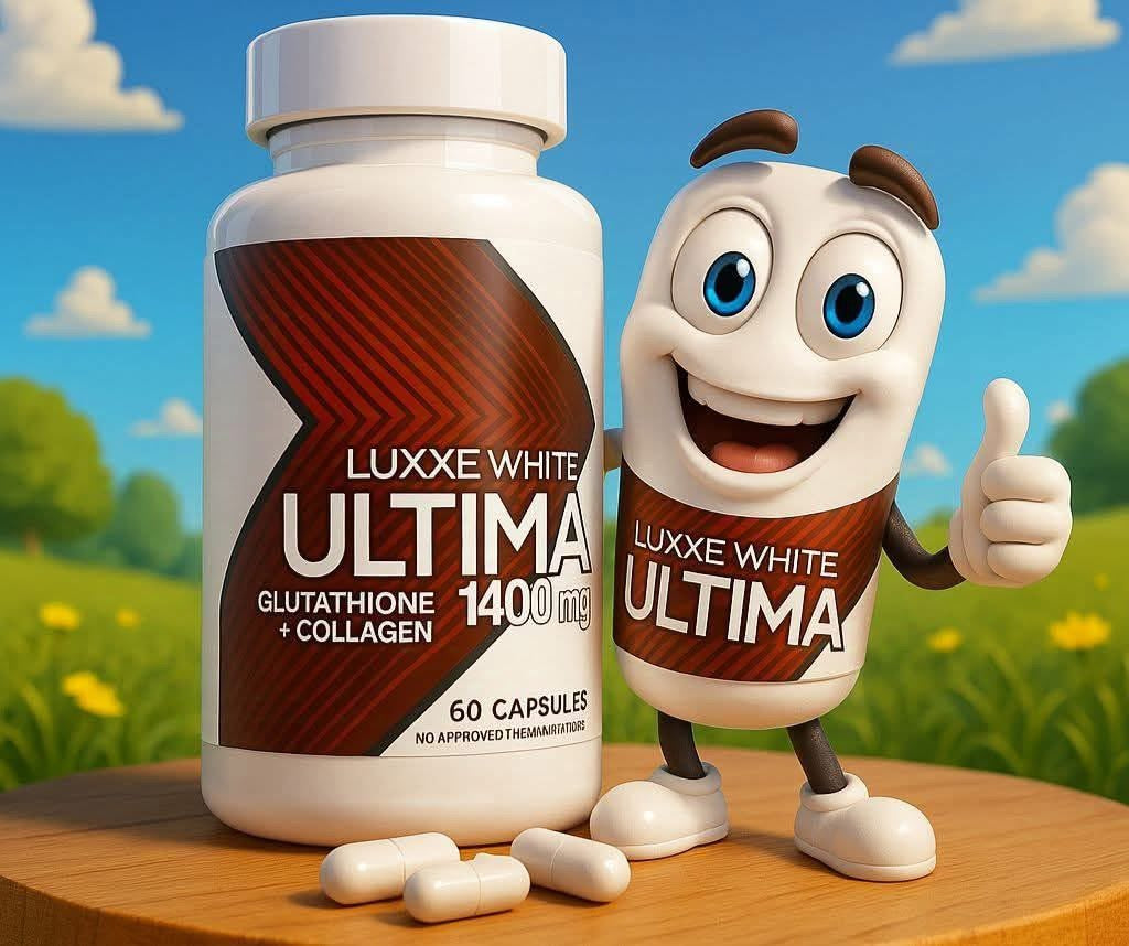 Luxxe White Ultima Glutathione + Collagen 1400mg with Hynalouric Acid, Niacinamide, & Oral Sunblock